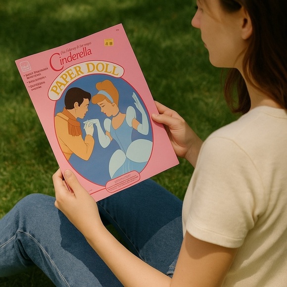 Vintage Walt Disney’s Sleeping Beauty Golden Book Paper Doll’s - Picture 1 of 10